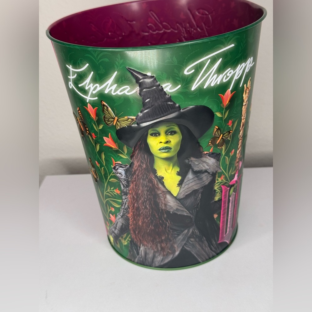 Wicked For Good Elphaba & Glinda Popcorn Tin Cinemark Exclusive 2025 In Hand